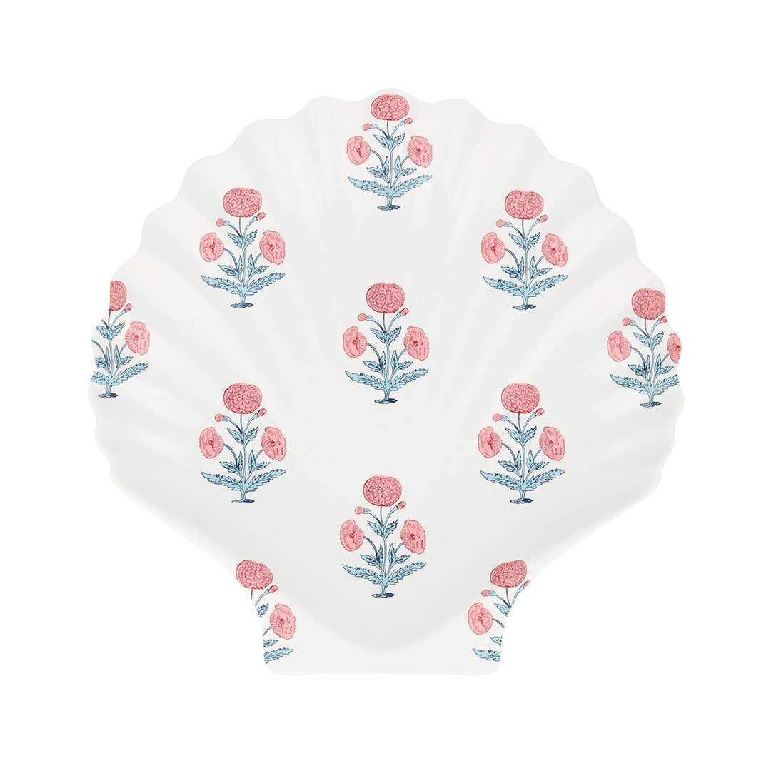 Meri Meri x Molly Mahon Reusable Shell Party Plates x 4 | Meri Meri party plates Meri Meri x Molly Mahon Reusable Shell Party Plates x 4