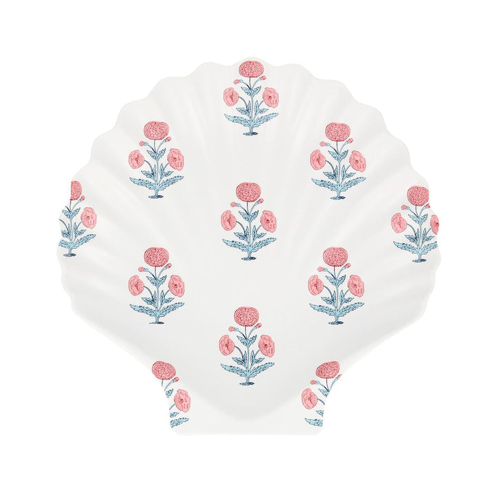 Meri Meri x Molly Mahon Reusable Shell Party Plates x 4 | Meri Meri party plates Meri Meri x Molly Mahon Reusable Shell Party Plates x 4