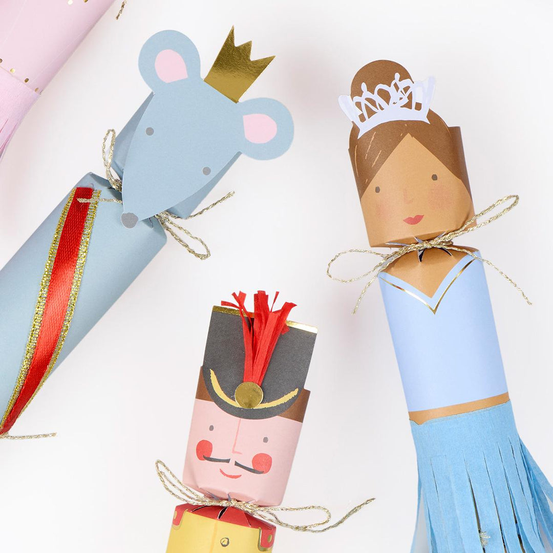 Meri Meri x New York City Ballet Character Christmas Crackers x 6 | Meri Meri christmas crackers Meri Meri x New York City Ballet Character Christmas Crackers x 6