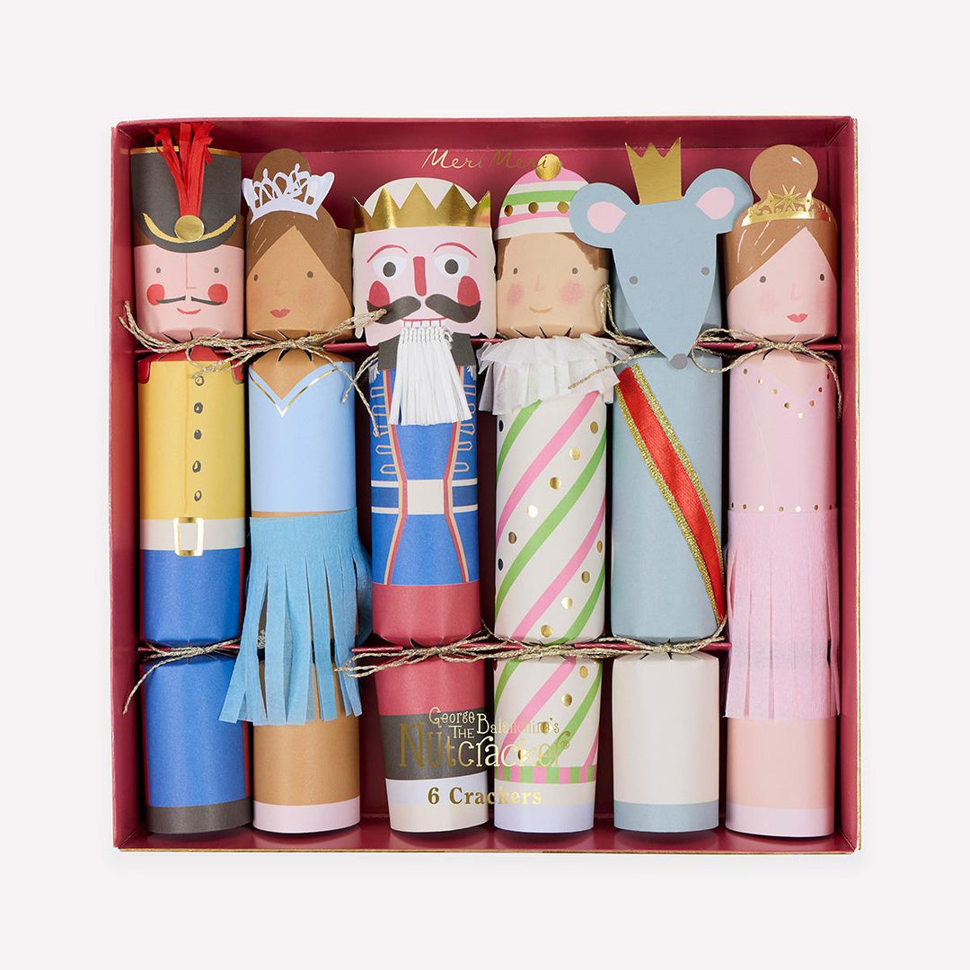 Meri Meri x New York City Ballet Character Christmas Crackers x 6 | Meri Meri christmas crackers Meri Meri x New York City Ballet Character Christmas Crackers x 6