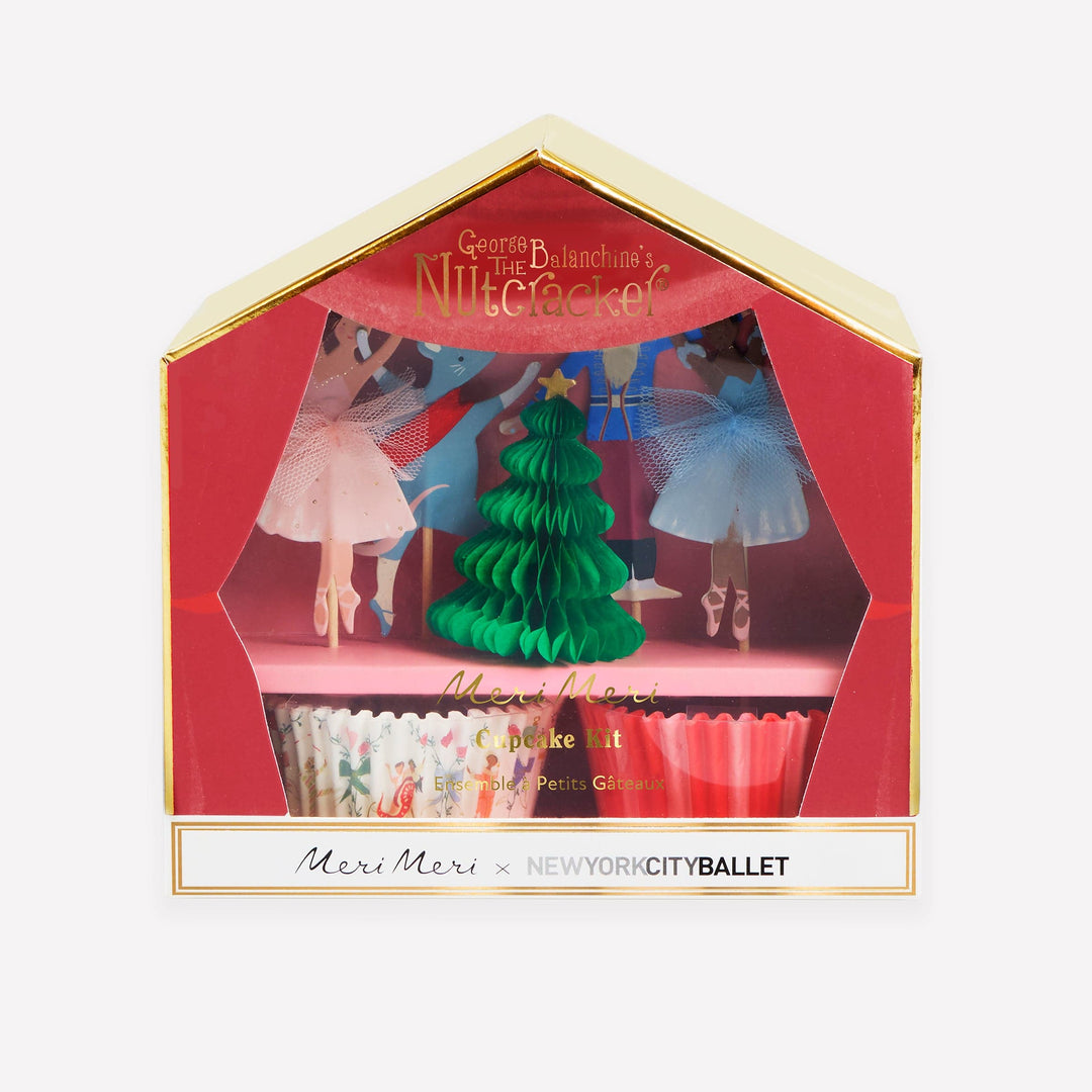 Meri Meri x New York City Ballet Nutcracker Cupcake Kit x 24 | Meri Meri Nutcracker Cake Decorating Supplies Meri Meri x New York City Ballet Nutcracker Cupcake Kit x 24