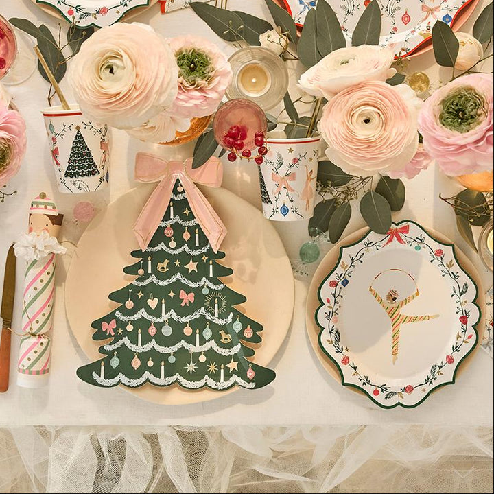 Meri Meri x New York City Ballet Tree Shaped Party Plates x 8 party plates Meri Meri x New York City Ballet Tree Shaped Party Plates x 8