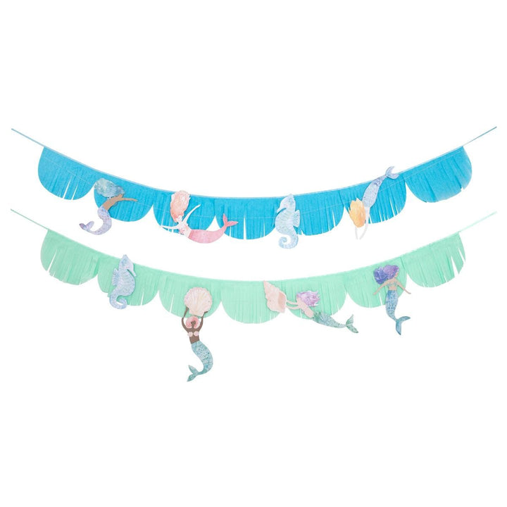 Mermaid Fringe Party Garland Set | Meri Meri Bunting Mermaid Fringe Party Garland Set