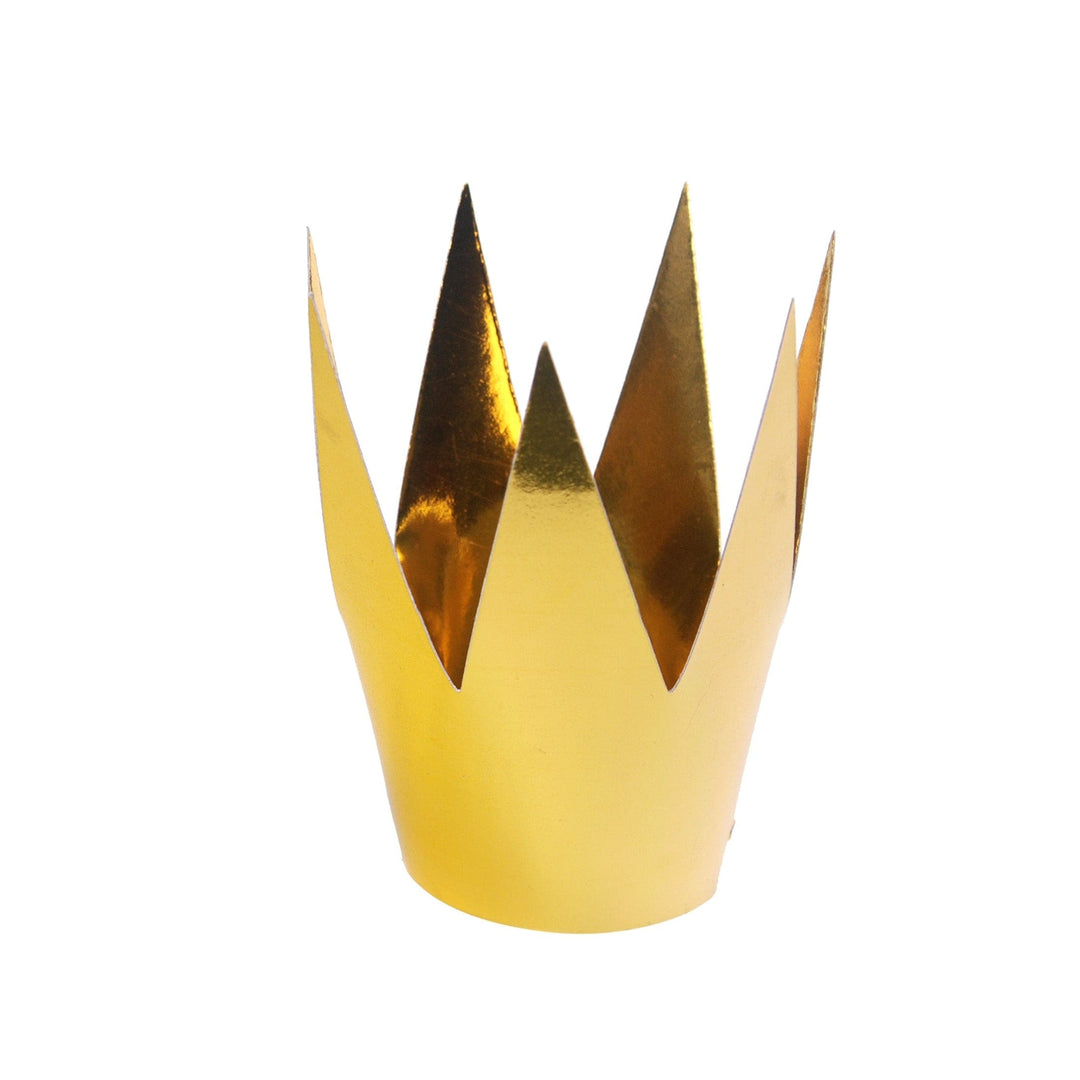 Metallic Gold Party Crowns - Pack of 3 - Princess Party Supplies Party Hats Metallic Gold Party Crowns - Pack of 3