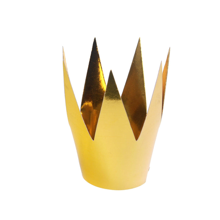 Metallic Gold Party Crowns - Pack of 3 - Princess Party Supplies Party Hats Metallic Gold Party Crowns - Pack of 3