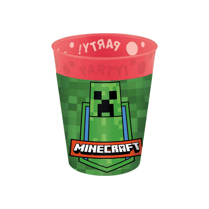 Minecraft Reusable Party Cups x 4 - Minecraft Party Supplies Cups Minecraft Reusable Party Cups x 4