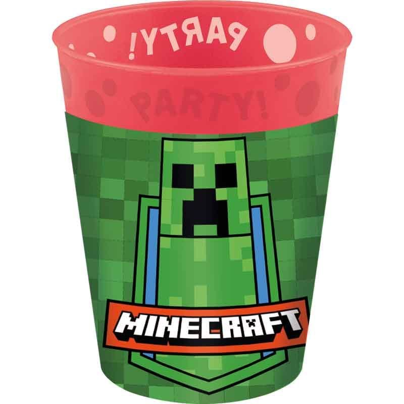 Minecraft Reusable Party Cups x 4 - Minecraft Party Supplies Cups Minecraft Reusable Party Cups x 4