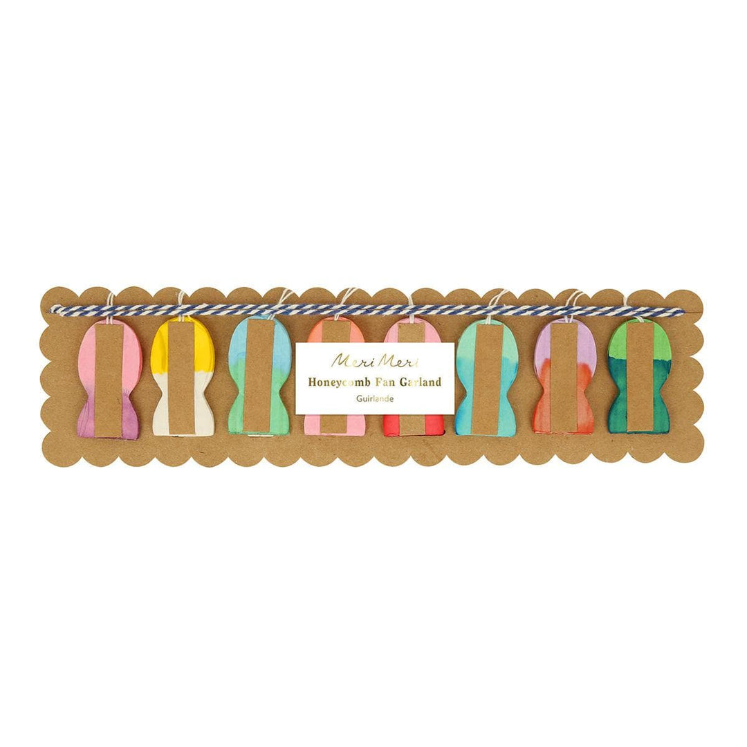Mini Fan Party Garland | Meri Meri Bunting Mini Fan Party Garland