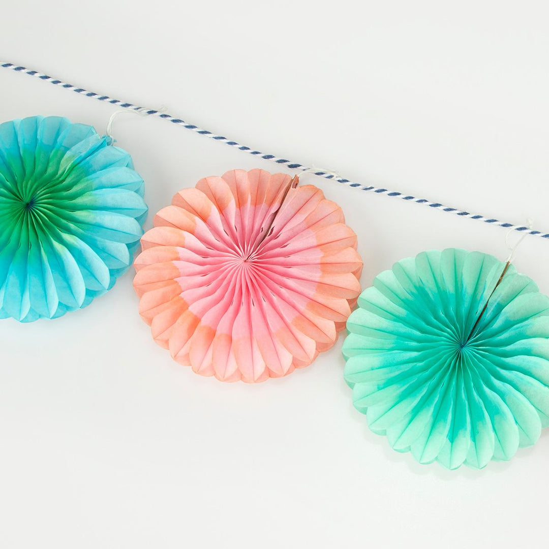 Mini Fan Party Garland | Meri Meri Bunting Mini Fan Party Garland