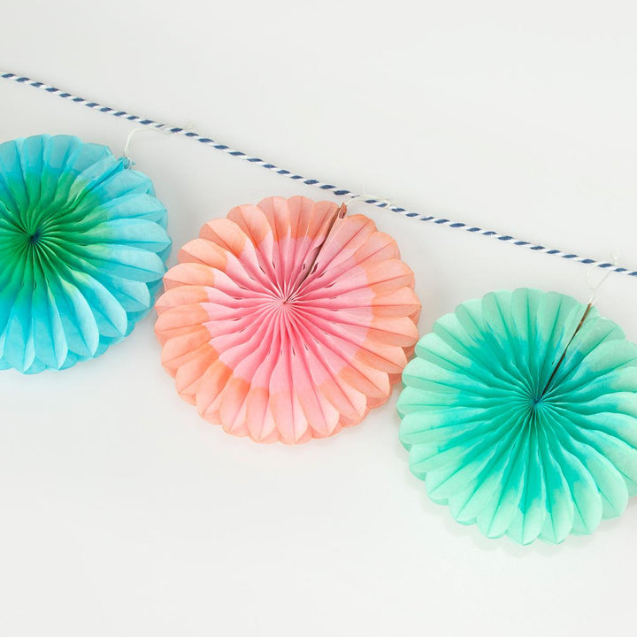 Mini Fan Party Garland | Meri Meri Bunting Mini Fan Party Garland