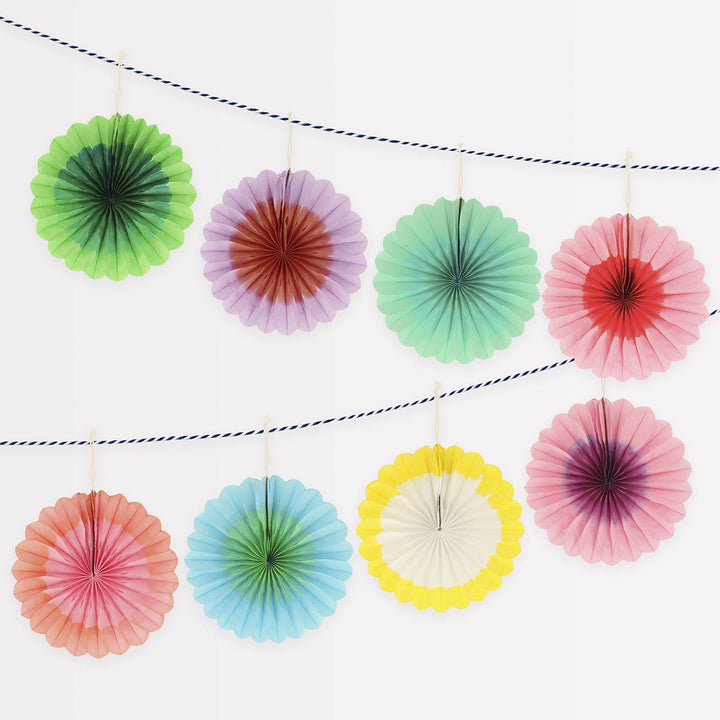 Mini Fan Party Garland | Meri Meri Bunting Mini Fan Party Garland