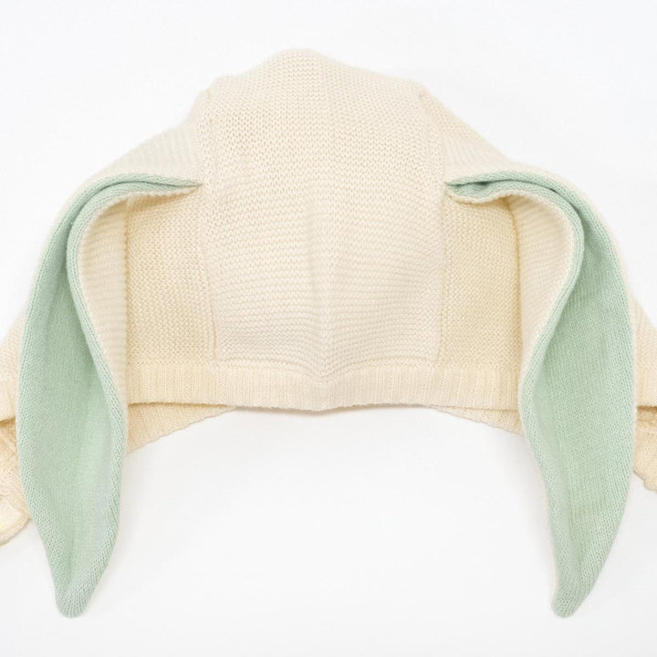 Mint Bunny Baby Bonnet | Meri Meri Baby Gifts Mint Bunny Baby Bonnet