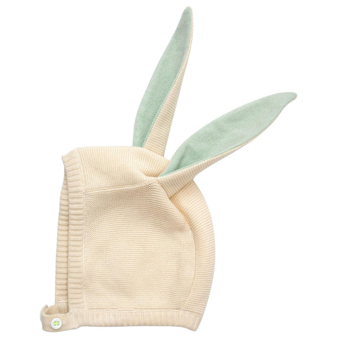 Mint Bunny Baby Bonnet | Meri Meri Baby Gifts Mint Bunny Baby Bonnet