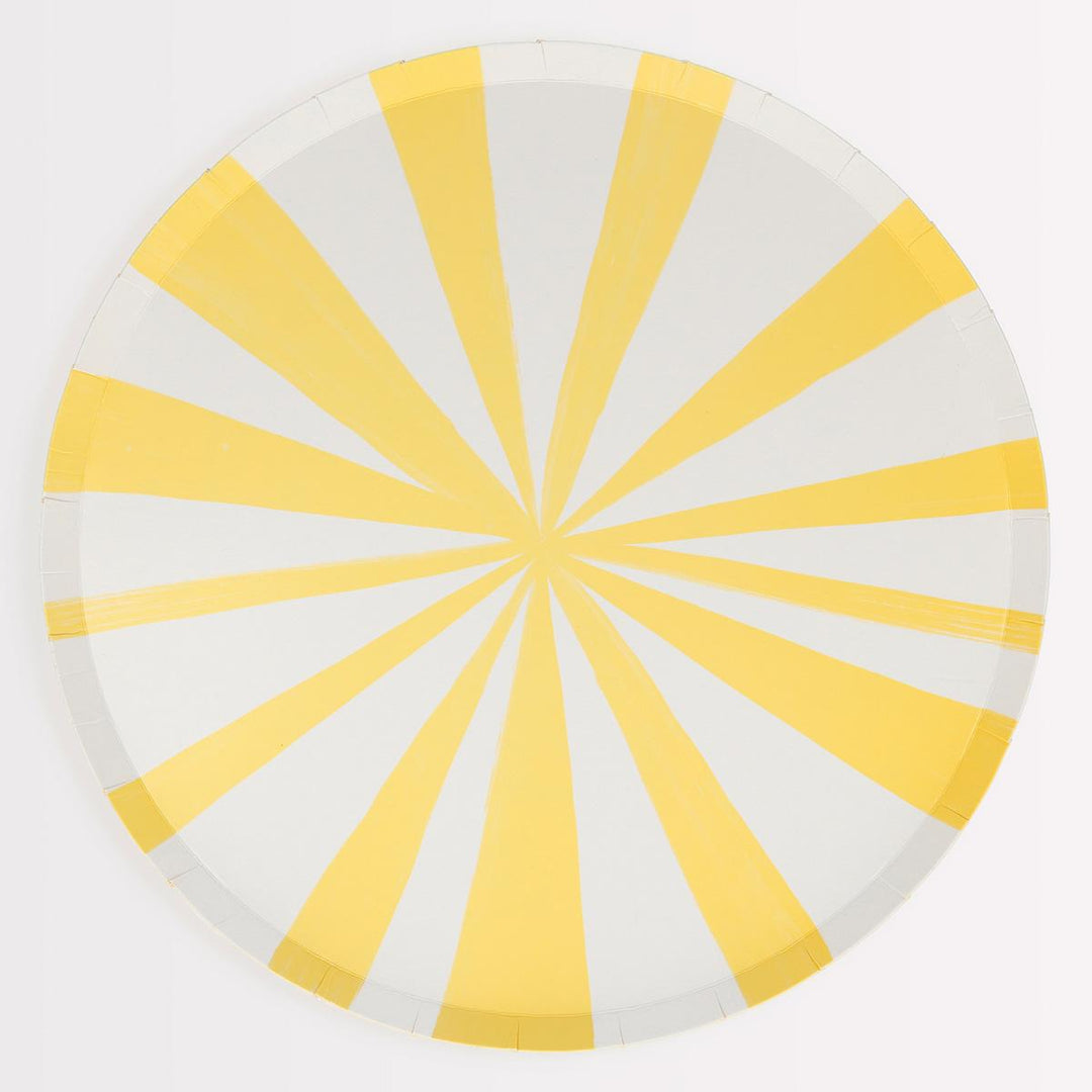 Mixed Stripe Dinner Party Plates x 8 | Meri Meri party plates Mixed Stripe Dinner Party Plates x 8