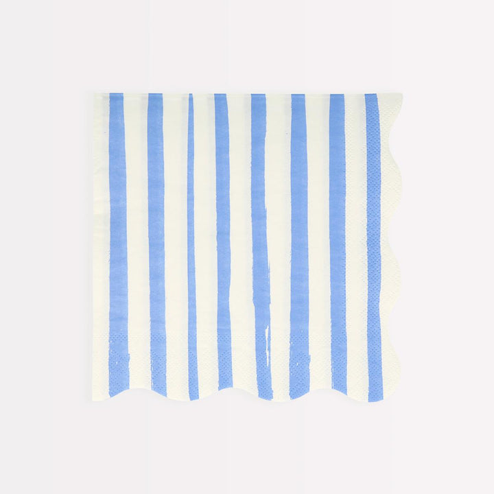 Mixed Stripe Large Party Napkins x 16 | Meri Meri party napkins Mixed Stripe Large Party Napkins x 16
