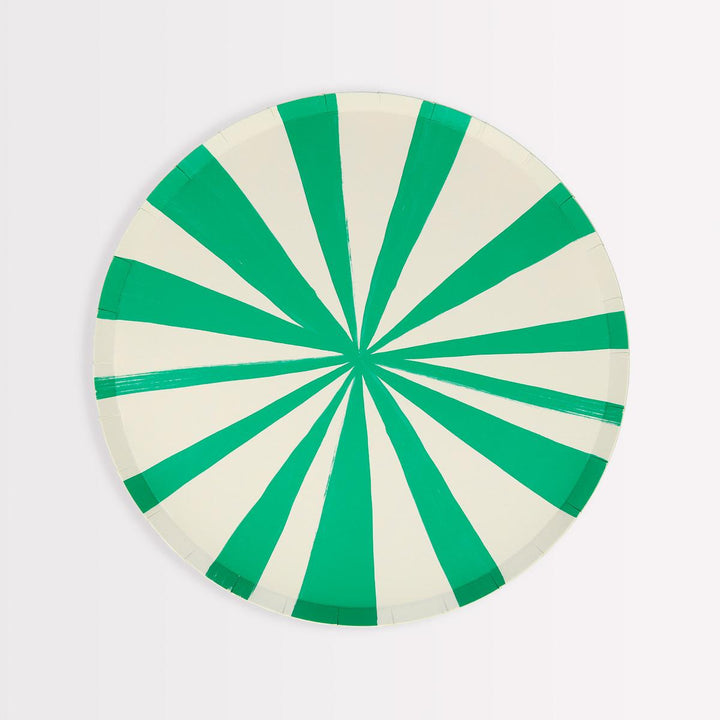 Mixed Stripe Side Party Plates x 8 | Meri Meri party plates Mixed Stripe Side Party Plates x 8