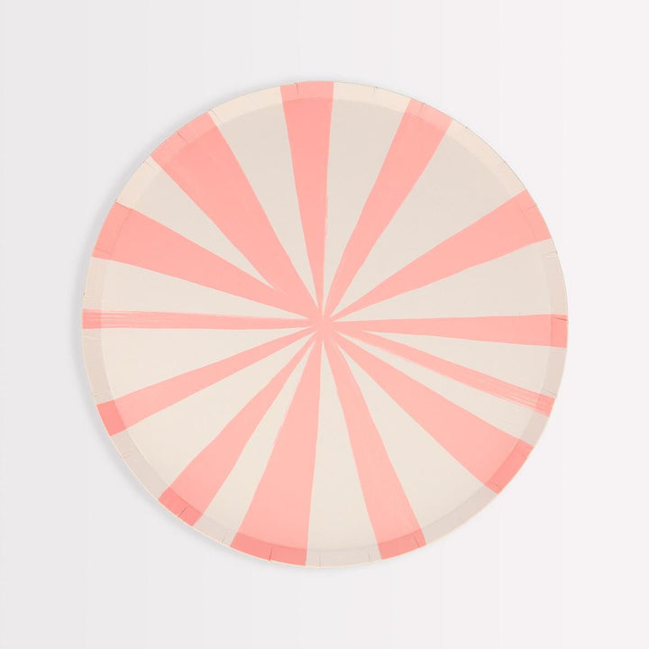 Mixed Stripe Side Party Plates x 8 | Meri Meri party plates Mixed Stripe Side Party Plates x 8