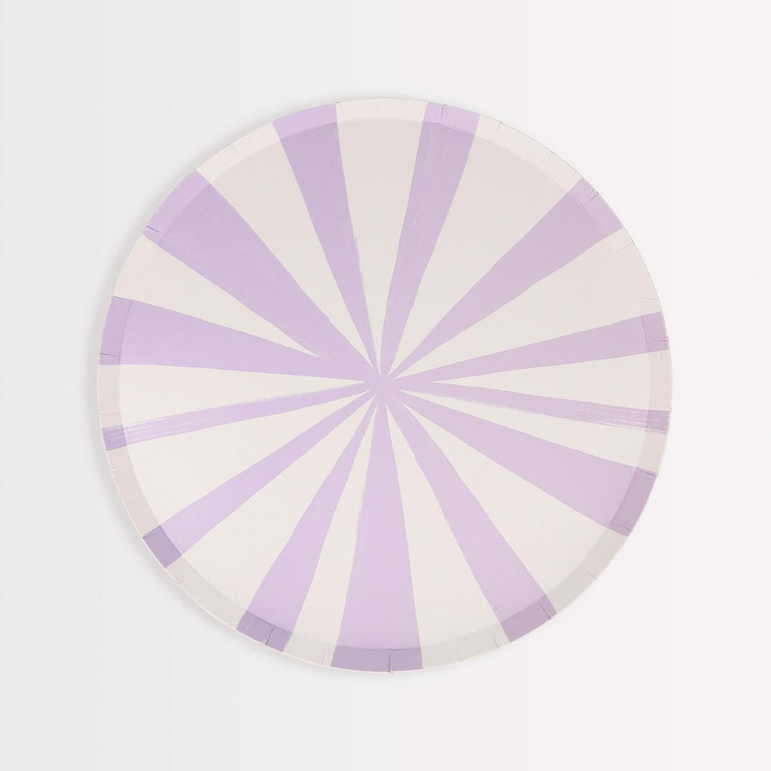Mixed Stripe Side Party Plates x 8 | Meri Meri party plates Mixed Stripe Side Party Plates x 8