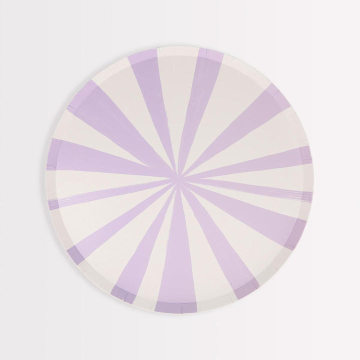 Mixed Stripe Side Party Plates x 8 | Meri Meri party plates Mixed Stripe Side Party Plates x 8