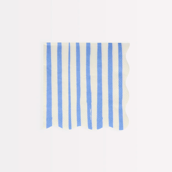 Mixed Stripe Small Party Napkins x 16 | Meri Meri party napkins Mixed Stripe Small Party Napkins x 16