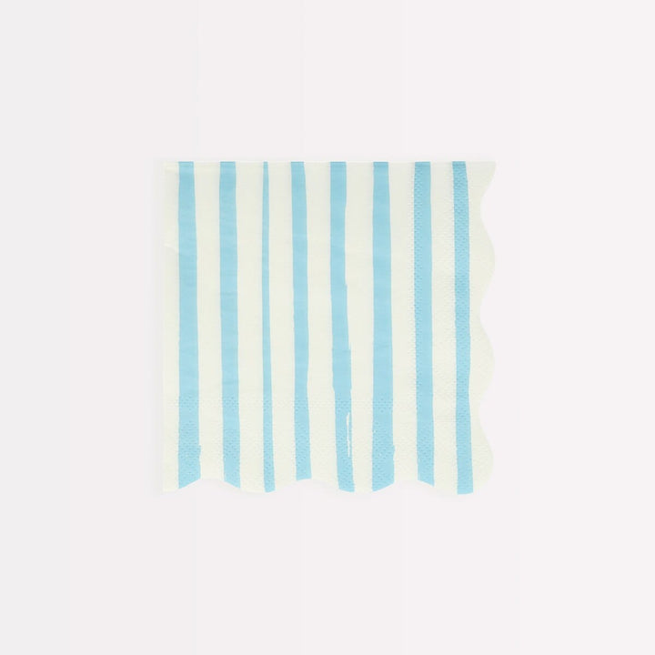 Mixed Stripe Small Party Napkins x 16 | Meri Meri party napkins Mixed Stripe Small Party Napkins x 16