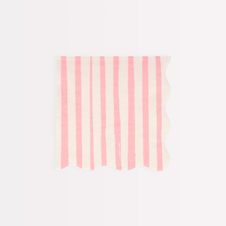 Mixed Stripe Small Party Napkins x 16 | Meri Meri party napkins Mixed Stripe Small Party Napkins x 16