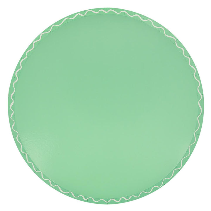 Mixed Wavy Line Dinner Party Plates x 8 | Meri Meri party plates Mixed Wavy Line Dinner Party Plates x 8