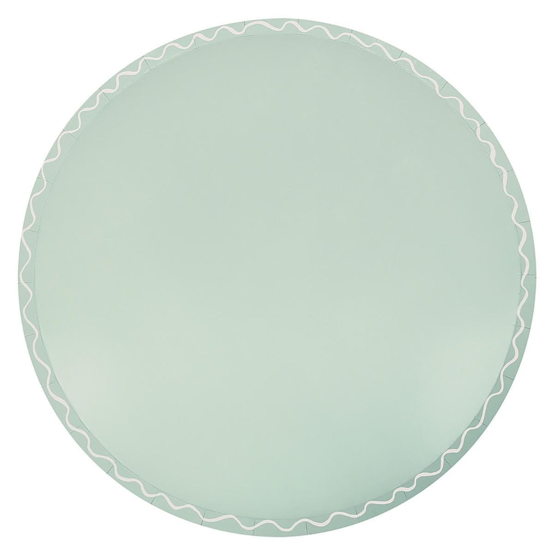 Mixed Wavy Line Dinner Party Plates x 8 | Meri Meri party plates Mixed Wavy Line Dinner Party Plates x 8