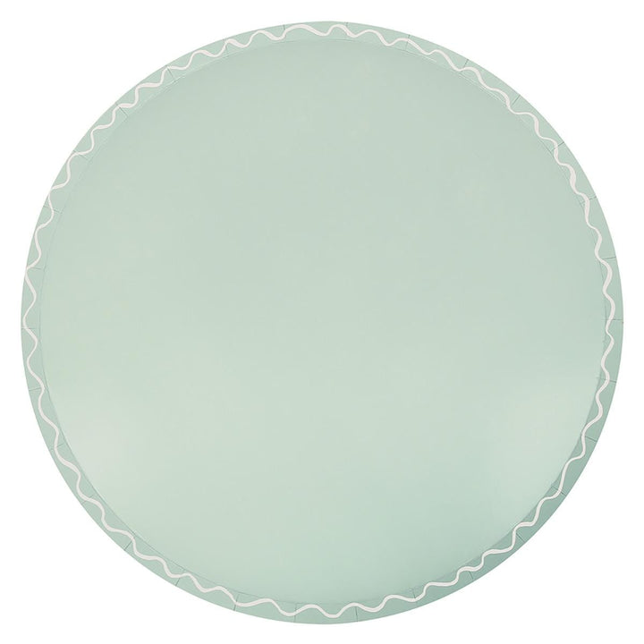 Mixed Wavy Line Dinner Party Plates x 8 | Meri Meri party plates Mixed Wavy Line Dinner Party Plates x 8