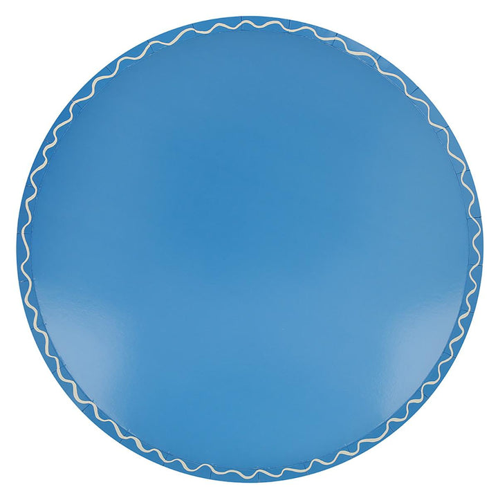 Mixed Wavy Line Dinner Party Plates x 8 | Meri Meri party plates Mixed Wavy Line Dinner Party Plates x 8