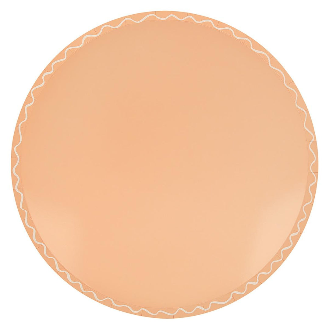 Mixed Wavy Line Dinner Party Plates x 8 | Meri Meri party plates Mixed Wavy Line Dinner Party Plates x 8