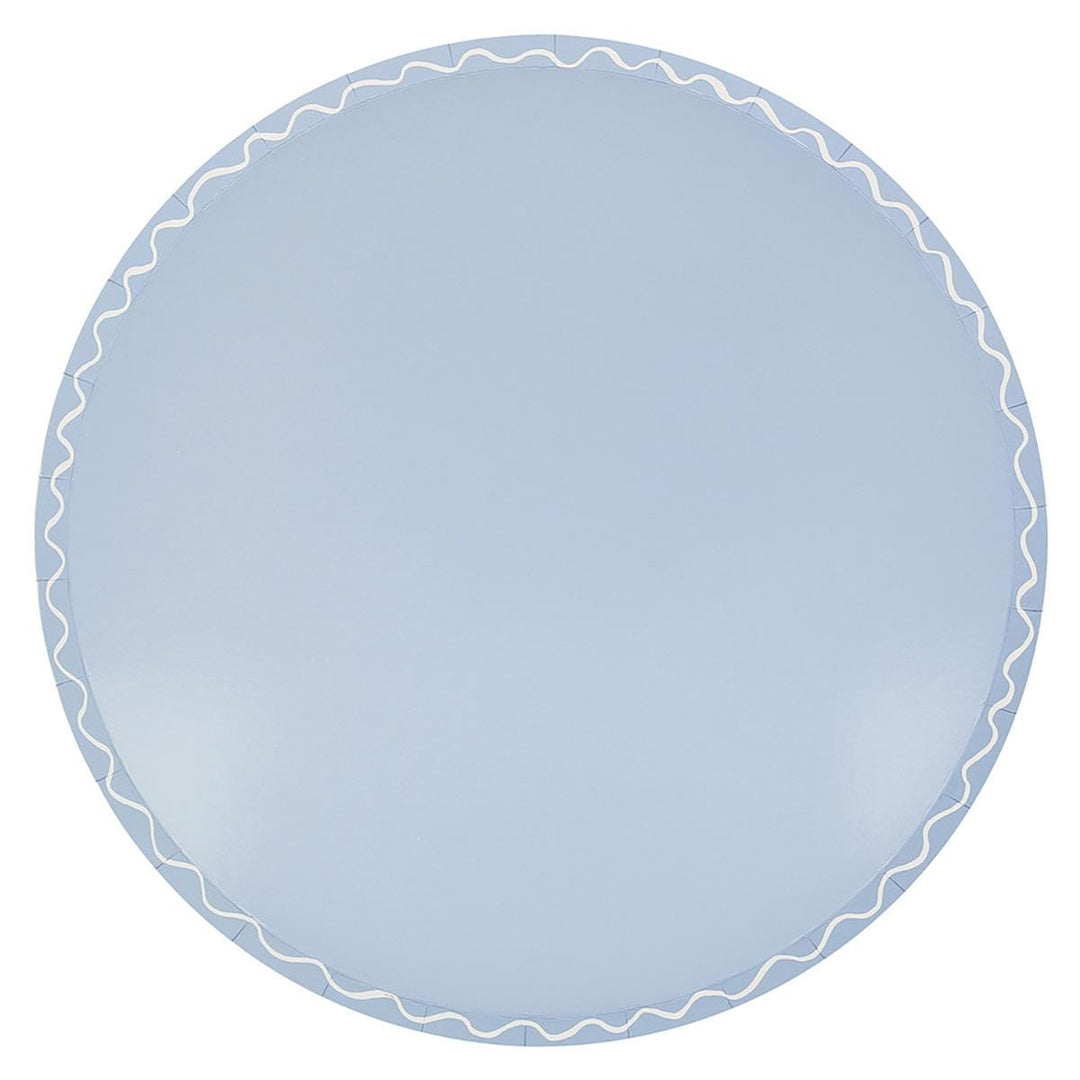 Mixed Wavy Line Dinner Party Plates x 8 | Meri Meri party plates Mixed Wavy Line Dinner Party Plates x 8