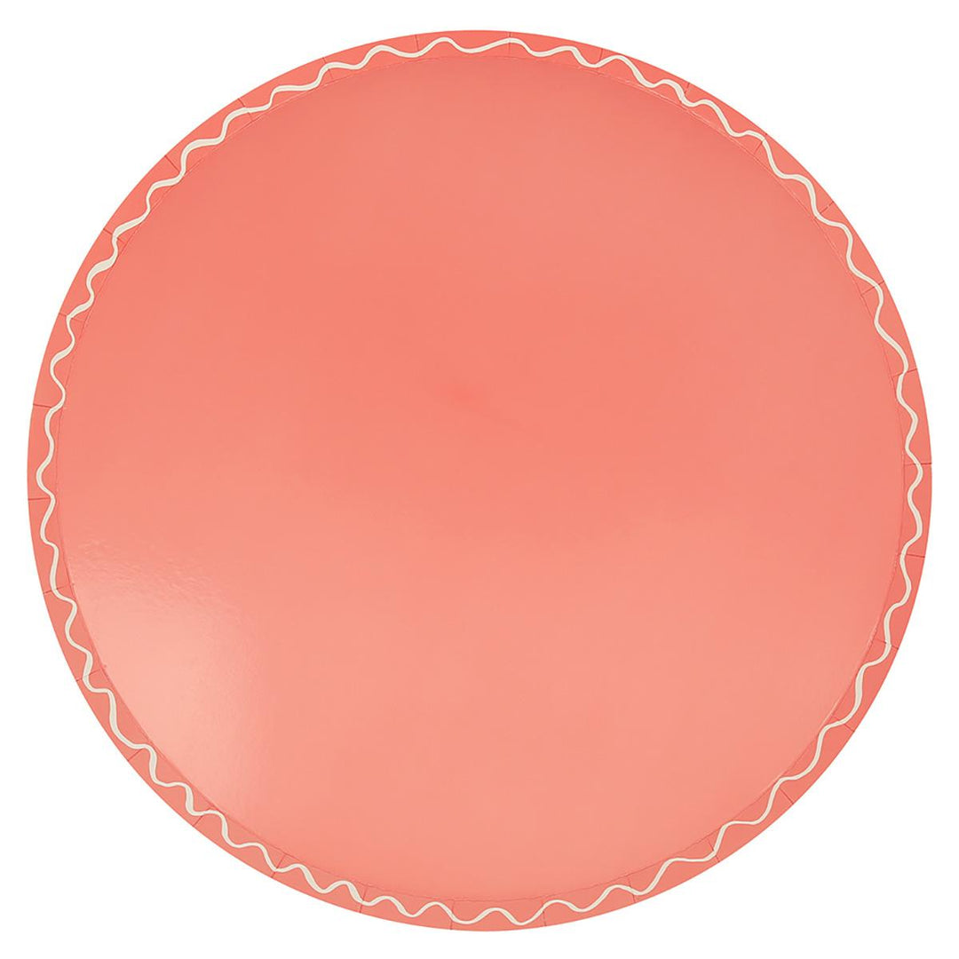 Mixed Wavy Line Dinner Party Plates x 8 | Meri Meri party plates Mixed Wavy Line Dinner Party Plates x 8