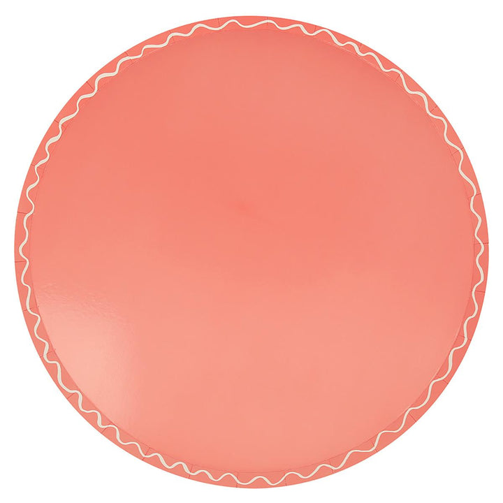 Mixed Wavy Line Dinner Party Plates x 8 | Meri Meri party plates Mixed Wavy Line Dinner Party Plates x 8