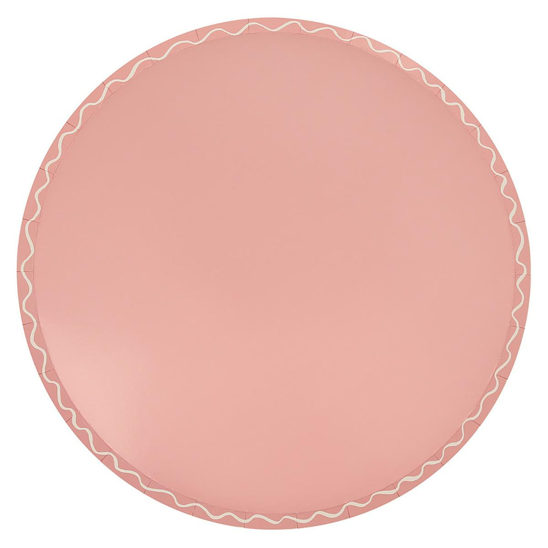 Mixed Wavy Line Dinner Party Plates x 8 | Meri Meri party plates Mixed Wavy Line Dinner Party Plates x 8