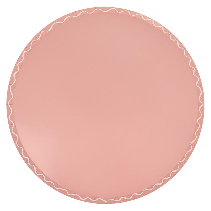 Mixed Wavy Line Dinner Party Plates x 8 | Meri Meri party plates Mixed Wavy Line Dinner Party Plates x 8