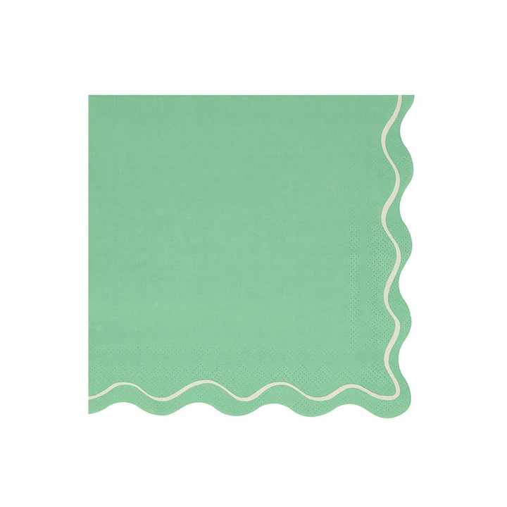 Mixed Wavy Line Large Party Napkins x 16 | Meri Meri party napkins Mixed Wavy Line Large Party Napkins x 16