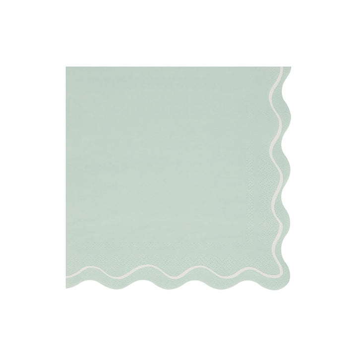 Mixed Wavy Line Large Party Napkins x 16 | Meri Meri party napkins Mixed Wavy Line Large Party Napkins x 16