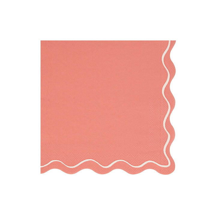 Mixed Wavy Line Large Party Napkins x 16 | Meri Meri party napkins Mixed Wavy Line Large Party Napkins x 16