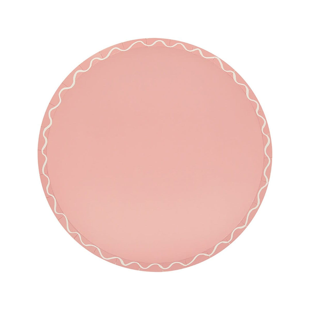 Mixed Wavy Line Side Party Plates x 8 | Meri Meri party plates Mixed Wavy Line Side Party Plates x 8