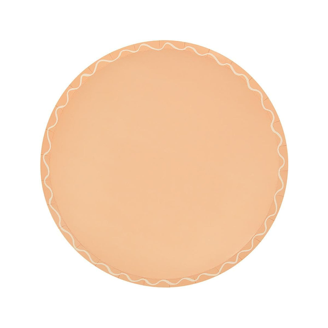 Mixed Wavy Line Side Party Plates x 8 | Meri Meri party plates Mixed Wavy Line Side Party Plates x 8