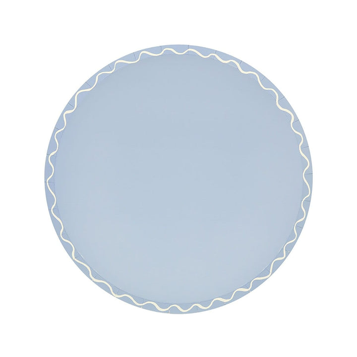 Mixed Wavy Line Side Party Plates x 8 | Meri Meri party plates Mixed Wavy Line Side Party Plates x 8