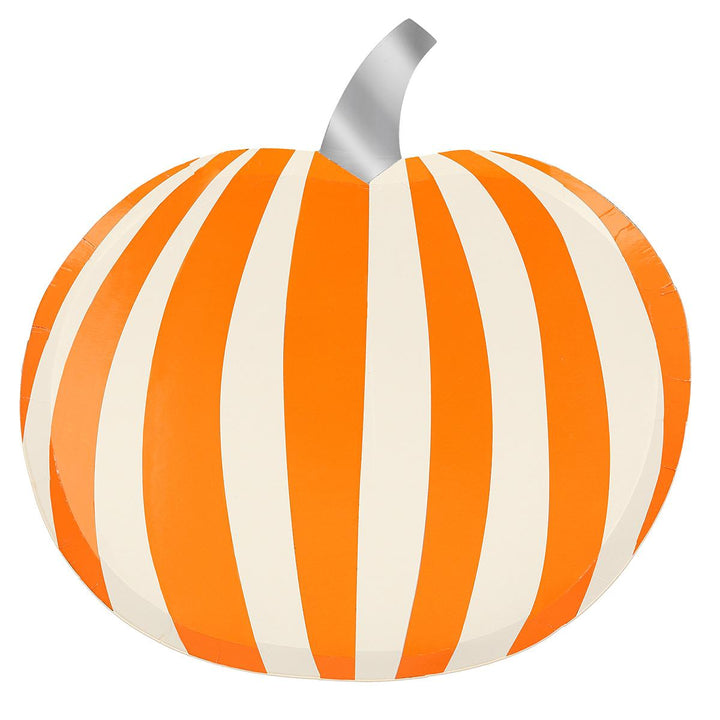 Mod Pattern Pumpkin Party Plates x 8 | Meri Meri Halloween Table party plates Mod Pattern Pumpkin Party Plates x 8