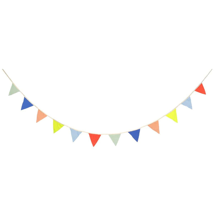 Multicolour Knitted Flag Party Garland | Meri Meri Bunting Multicolour Knitted Flag Party Garland