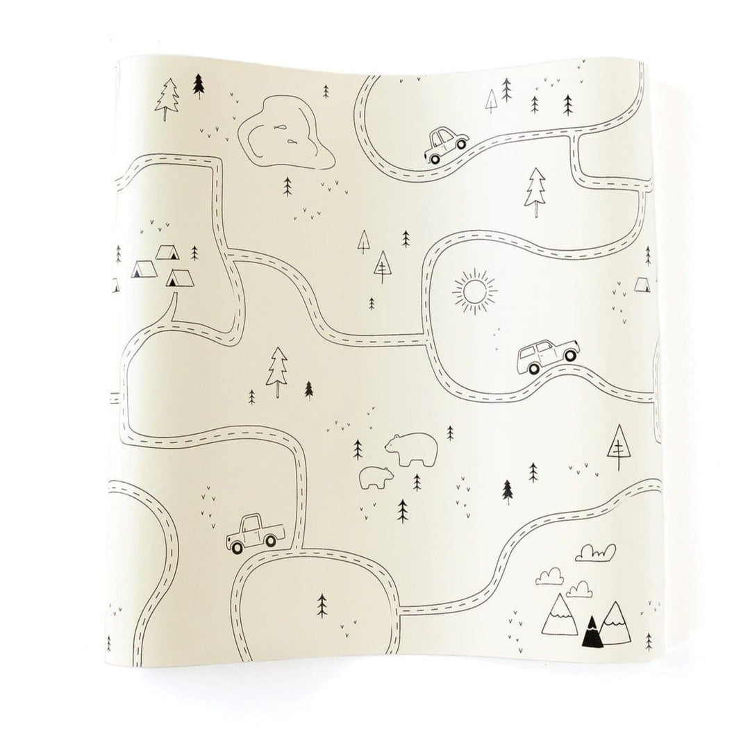 My Mind's Eye - Adventure Paper Party Table Runner Party Supplies Adventure Party Paper Table Runner