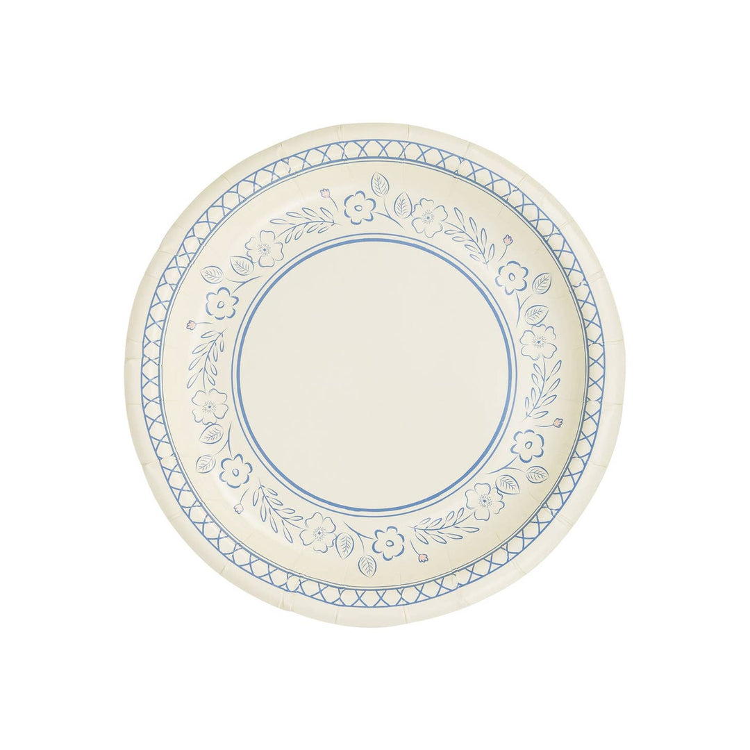 My Mind's Eye - Pembroke Floral Small Paper Dessert Plates x 8 Disposable Plates Pembroke Floral Small Paper Dessert Plates x 8