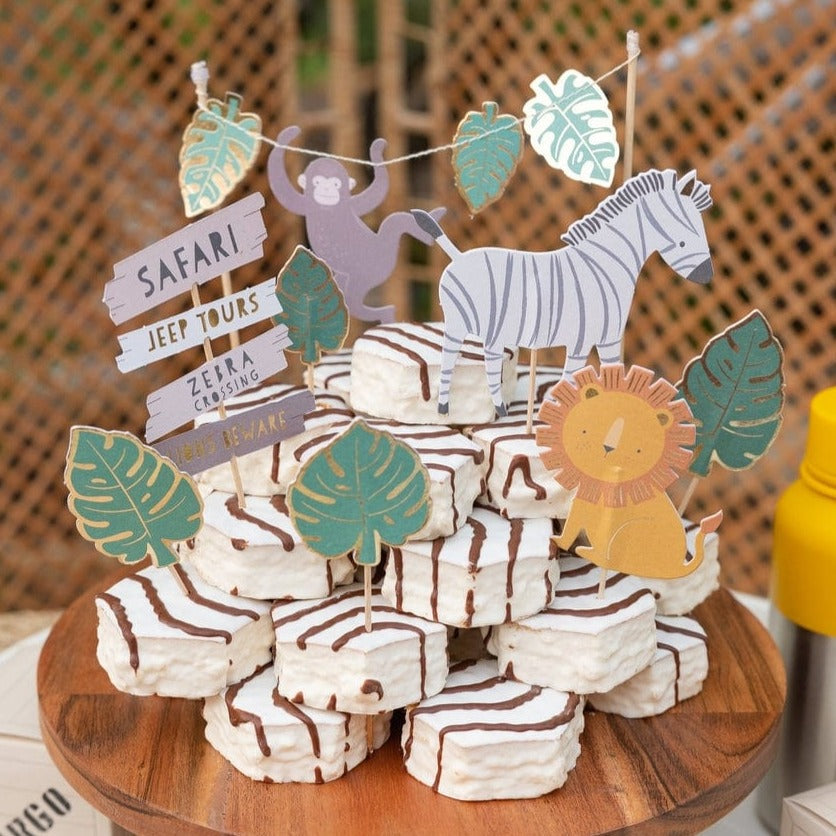 My Mind's Eye - Safari Party Cake Topper Set Cake Topper Safari Party Cake Topper Set