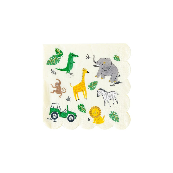 My Mind's Eye - Safari Party Cocktail Napkins Paper Napkins Safari Party Cocktail Napkins x 18