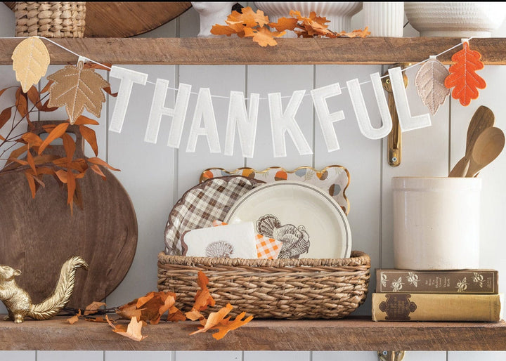 My Minds Eye Thanksgiving - Harvest Thankful Felt Bunting Bunting Harvest Thankful Felt Bunting