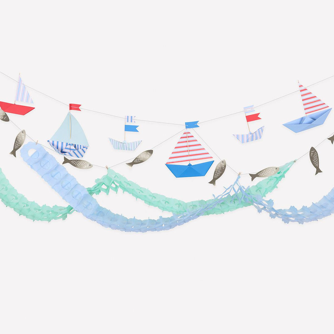 Nautical Boat Garland Set | Party Decorations UK Party Decorations Nautical Boat Garland Set